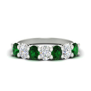1.50-carat-seven-stone-oval-emerald-anniversary-band-in-white-gold-fdwb8008ovgemgrsleep-1.50ct-nl-wg